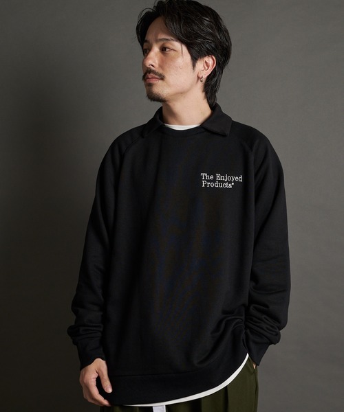 「JACKROSE」 スウェットカットソー L ブラック メンズ_画像2