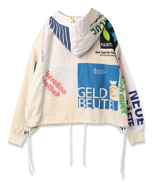 パーカー Eco Bag Patchwork Anorak Shirts メンズ レディース_3