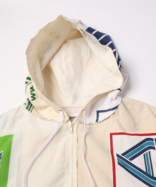 パーカー Eco Bag Patchwork Anorak Shirts メンズ レディース_4