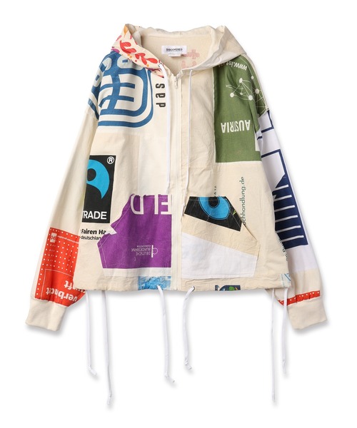 パーカー Eco Bag Patchwork Anorak Shirts メンズ レディース_17