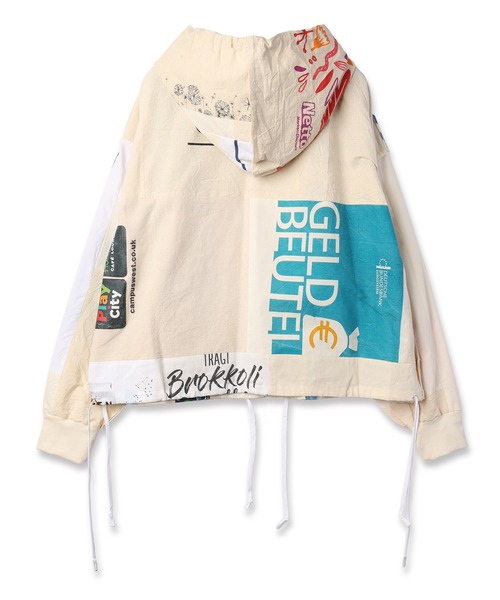 パーカー Eco Bag Patchwork Anorak Shirts メンズ レディース_18