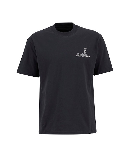 Barbour（バブアー） tシャツ Why Get Wetオーバーサイズ ポイントロゴ 