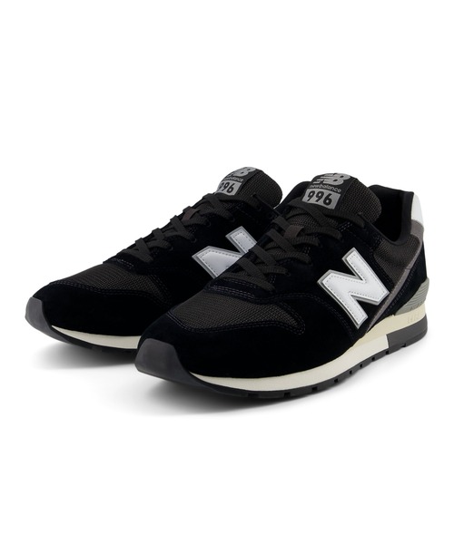 「New Balance」 ローカットスニーカー 22.5cm ブラック メンズ_5