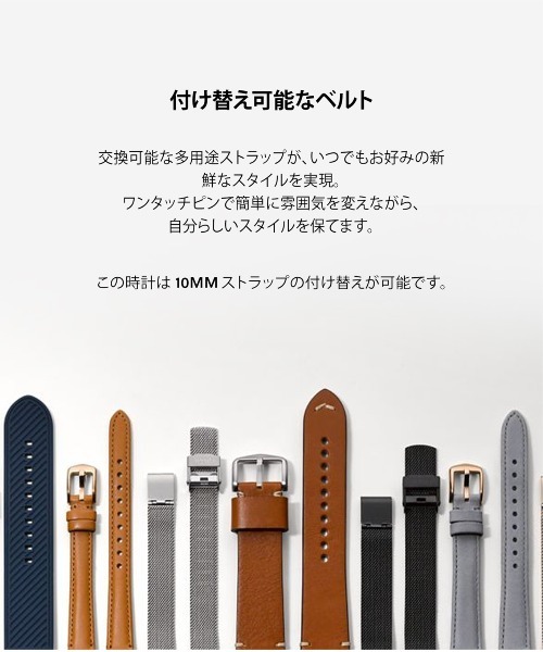 腕時計 フォッシル 腕時計 レディース アナログ ステンレス ES5475 レディースの画像