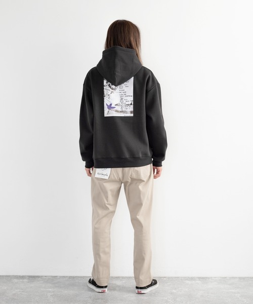 「Mark Gonzales」 プルオーバーパーカー M ベージュ系その他2 メンズ_画像6