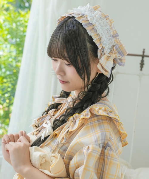 kutir（クティール） ヘアバンド 「クティールとレトロ」レース