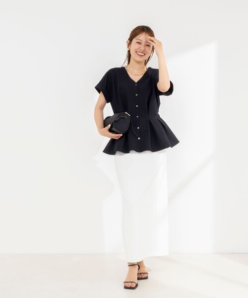 NOLLEY'S（ノーリーズ） ブラウス シャツ 半袖 「追加」ウォッシャブル