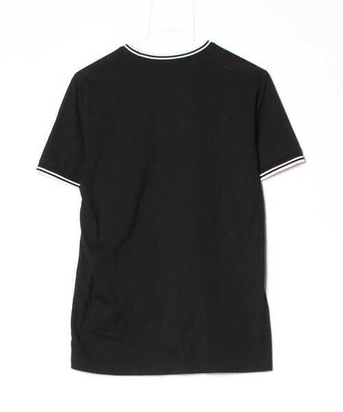 「FRED PERRY」 半袖Tシャツ S ブラック レディース_画像2