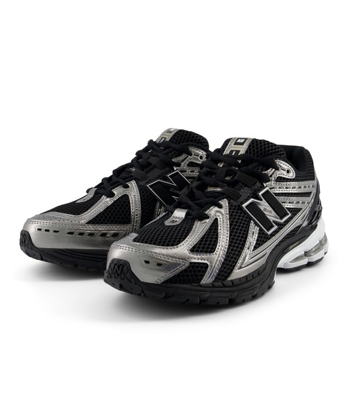 「New Balance」 ローカットスニーカー 27.5cm シルバー×ブルー レディース_画像6