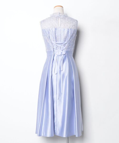 「AIMER」 レースノースリーブワンピース M パープル レディース_画像2