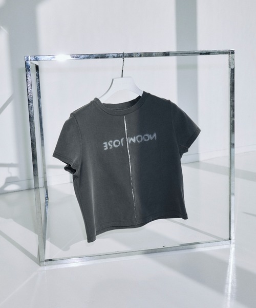トップス JOSEMOON UPSIDE DOWN LOGO T-SHIRT JOSE MOON（ジョゼムーン） tシャツ 半袖 UPSIDE DOWN LOGO T-SHIRT