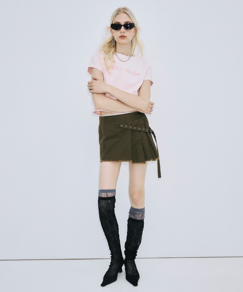JOSE MOON（ジョゼムーン） tシャツ 半袖 UPSIDE DOWN LOGO T-SHIRT