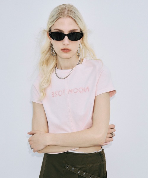 トップス JOSEMOON UPSIDE DOWN LOGO T-SHIRT JOSE MOON（ジョゼムーン） tシャツ 半袖 UPSIDE DOWN LOGO T-SHIRT