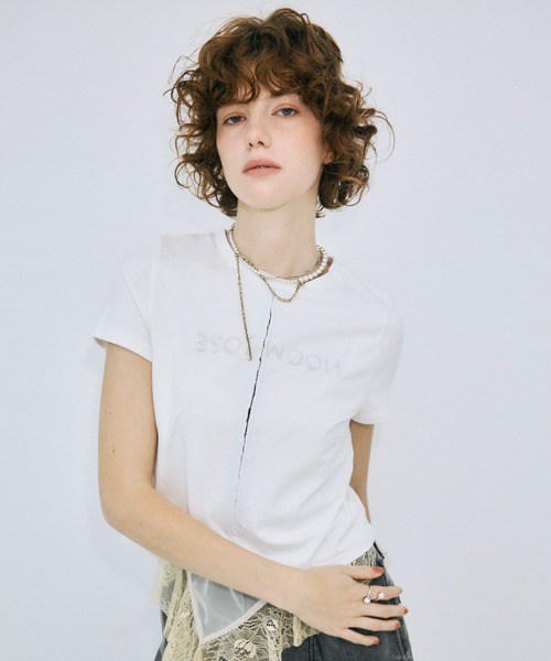JOSE MOON（ジョゼムーン） tシャツ 半袖 UPSIDE DOWN LOGO T-SHIRT