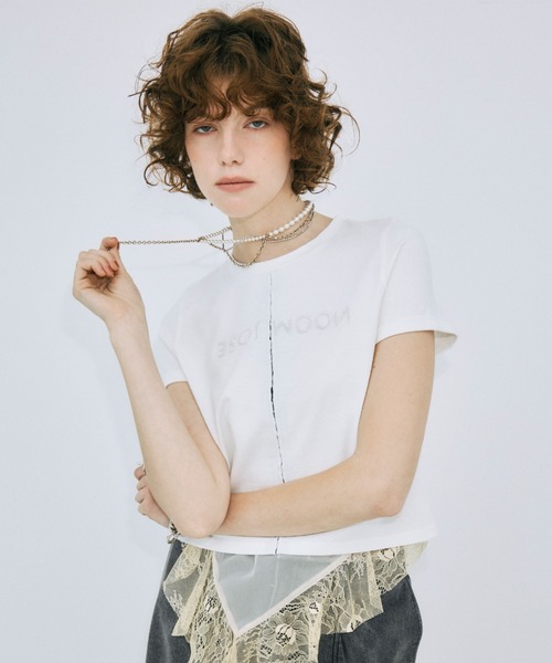 JOSE MOON（ジョゼムーン） tシャツ 半袖 UPSIDE DOWN LOGO T-SHIRT