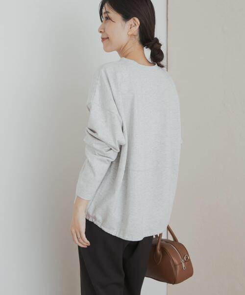 「URBAN RESEARCH DOORS」 長袖カットソー MEDIUM オートミール レディース_画像3