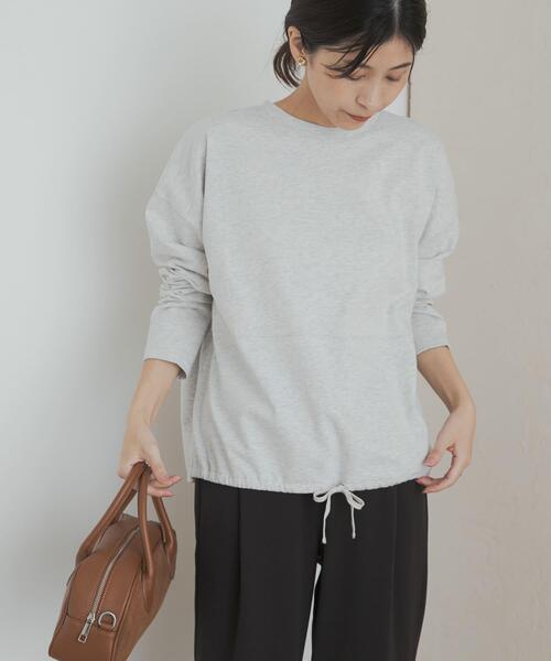 「URBAN RESEARCH DOORS」 長袖カットソー MEDIUM オートミール レディース_画像4