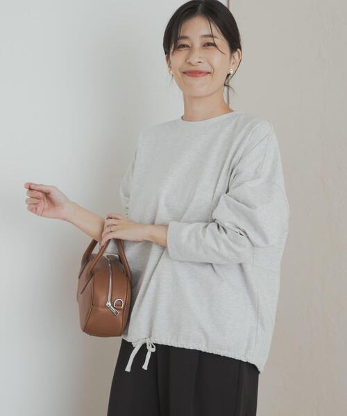 「URBAN RESEARCH DOORS」 長袖カットソー MEDIUM オートミール レディース_画像5