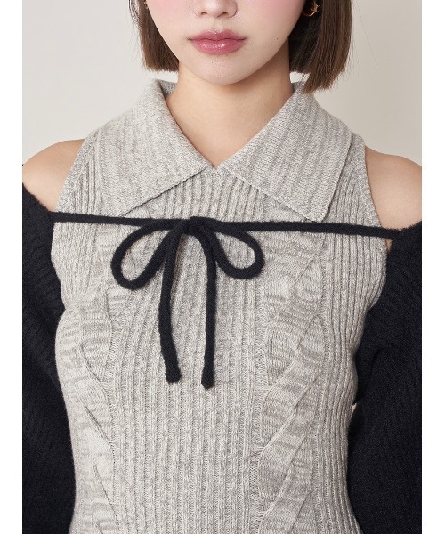 「Darich」 コンビワンピース FREE グレー レディース_画像8