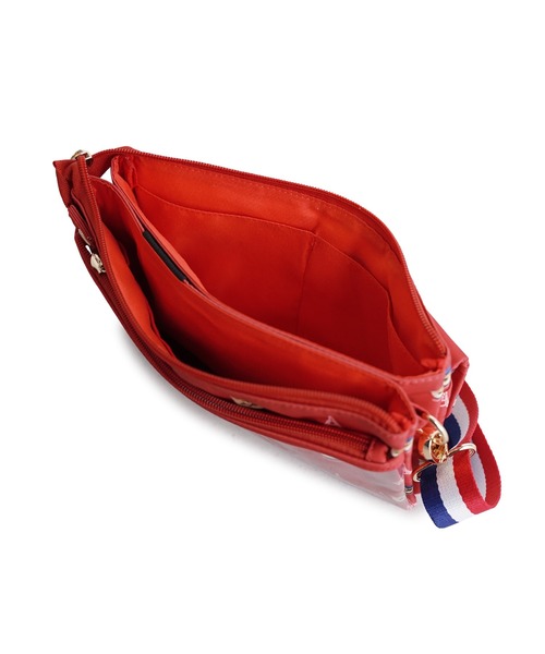 「PAUL & JOE ACCESSOIRES」 ショルダーバッグ FREE レッド レディース_画像7