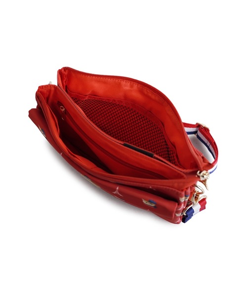 「PAUL & JOE ACCESSOIRES」 ショルダーバッグ FREE レッド レディース_画像8