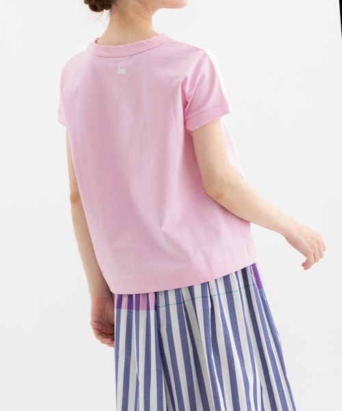 「nop de nod」 半袖Tシャツ 3 ブラック レディース_画像4