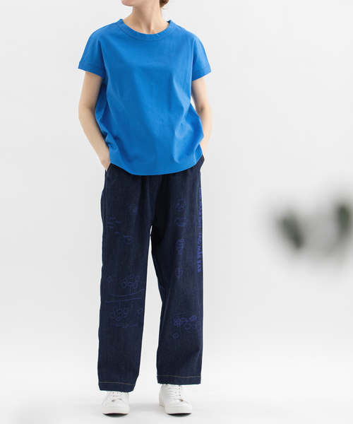 「nop de nod」 半袖Tシャツ 3 ブラック レディース_画像5