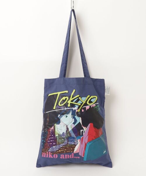 niko and…（ニコアンド） トートバッグ - ネイビー レディース