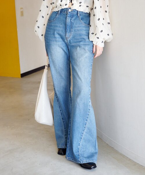 「Kastane」 デニムパンツ 1 ブルー レディース_画像3