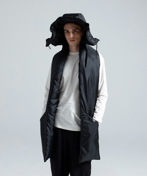 Y-3 マフラー PADDED HOODED SCARF メンズ レディース : ZOZOTOWN