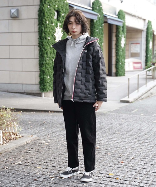 FILA（フィラ） コート アウター 「FILA」レディースアルミプリント 