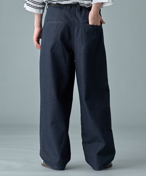 RUUBON ジーンズ 「RUUBON」relax wide denim pants