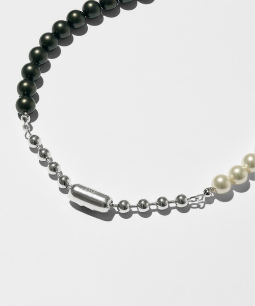Jewel closet by L&Co. ネックレス SV925 ボールチェーン＆パール