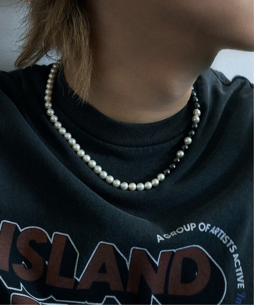 Jewel closet by L&Co. ネックレス SV925 ボールチェーン＆パール
