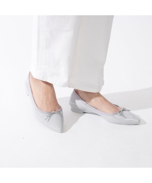 2点セット クルントウキョウ ポインテッドトゥバレエシューズ ピンク