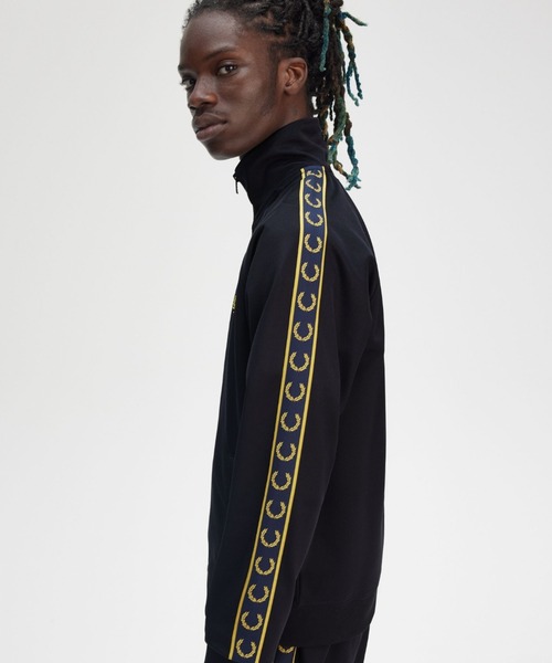 FRED PERRY ジャージ Contrast Tape Track Jacket／フレッド