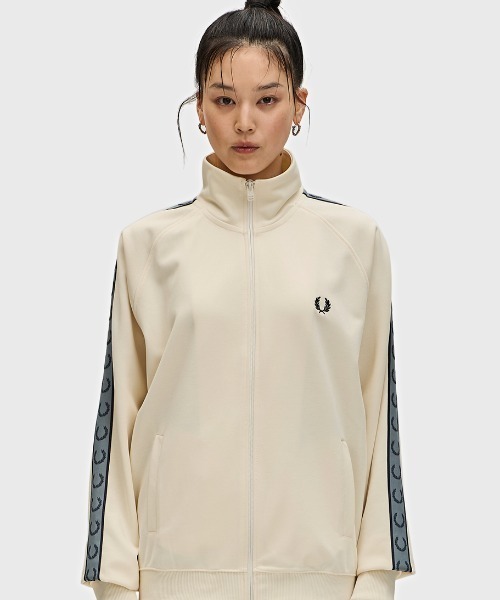 FRED PERRY ジャージ Contrast Tape Track Jacket／フレッド