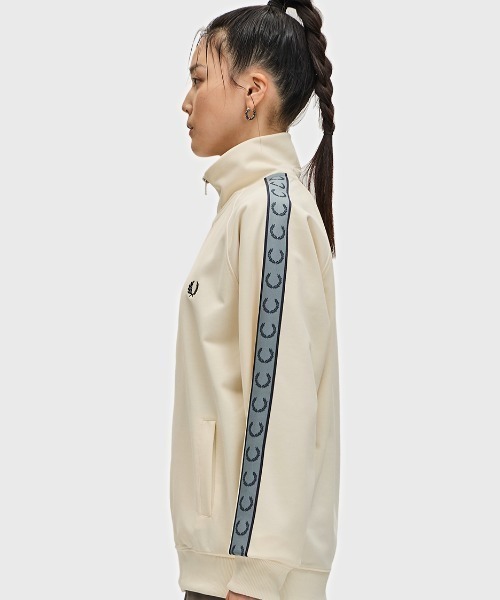 FRED PERRY ジャージ Contrast Tape Track Jacket／フレッド