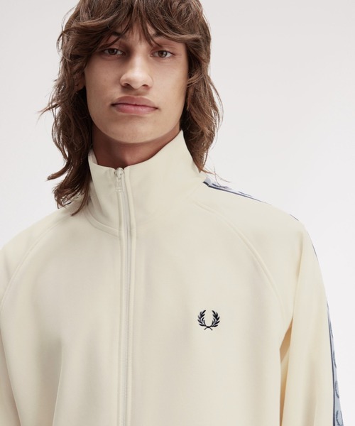FRED PERRY ジャージ Contrast Tape Track Jacket／フレッド