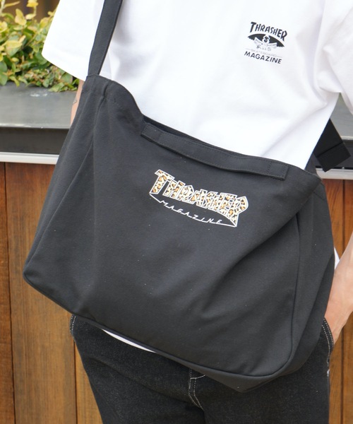 THRASHER（スラッシャー） ショルダーバッグ CANVAS Shoulder Bag