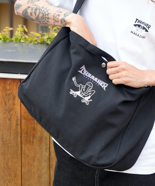 THRASHER（スラッシャー） ショルダーバッグ CANVAS Shoulder Bag