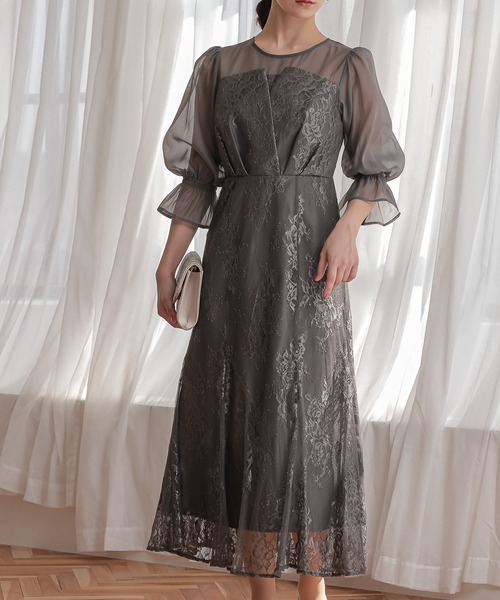 epic day（エピックデイ） ドレス レースロングマーメイドドレス