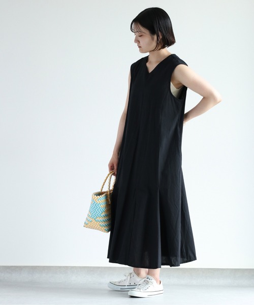 cepo（セポ） ワンピース バックリボンノースリーブワンピース