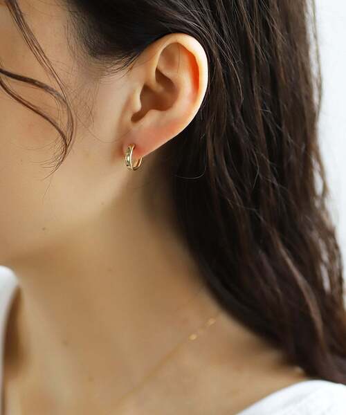 ピアス リムクロッシングピアス レディースの画像