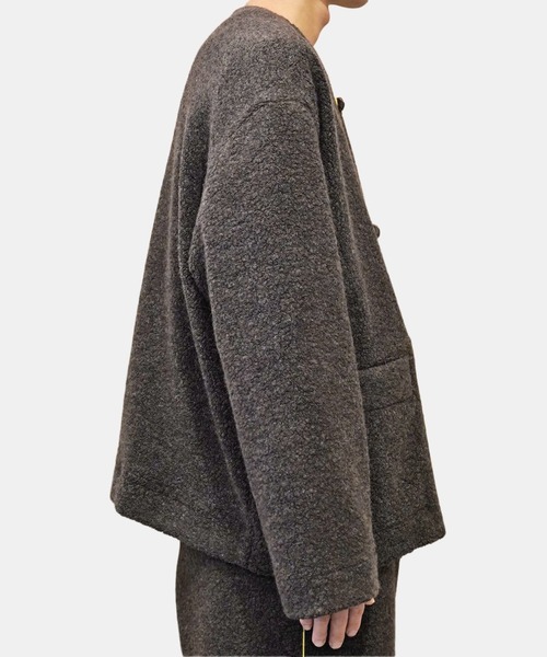 コート ジャケット 「ohta」 dark brown cardigan メンズ レディース 