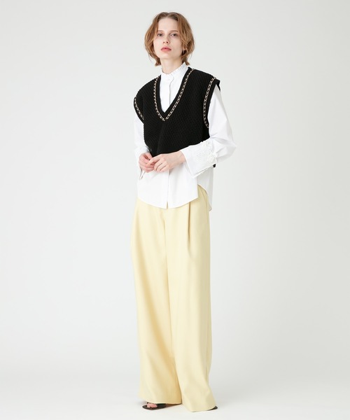 ベスト ジレ 「LOULOU WILLOUGHBY」チェーントリムミニベスト レディース LOULOU WILLOUGHBY ベスト ジレ 「LOULOU WILLOUGHBY」チェーン