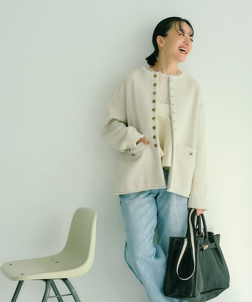 pual ce cin ニット セーター 「Du noir」スポンディッシュ