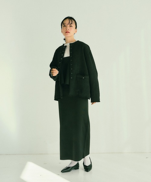 pual ce cin ニット セーター 「Du noir」スポンディッシュ