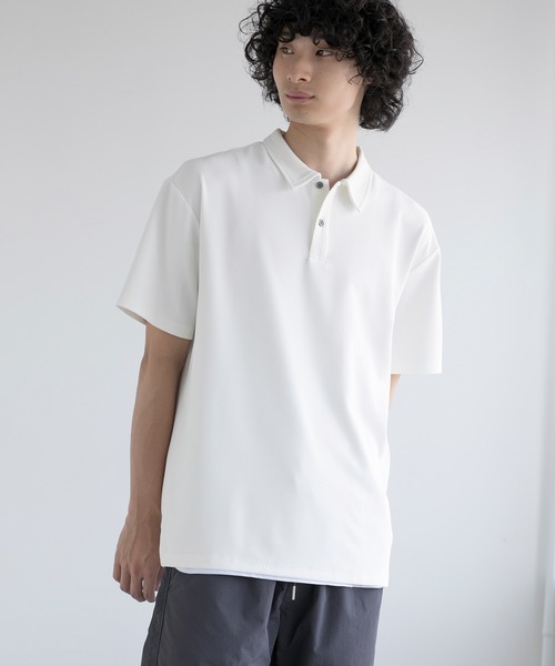 aimoha（アイモハ） ポロシャツ aimoha men SIMPLE POLO SHIRT ハーフ