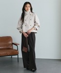 トレンチコート コート キャンディースリーブシ...の詳細画像4